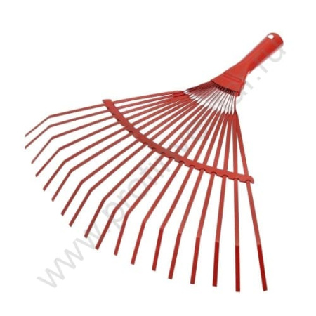 Грабли веерные пластинчатые крашенные без черенка (18 зуб)  *10