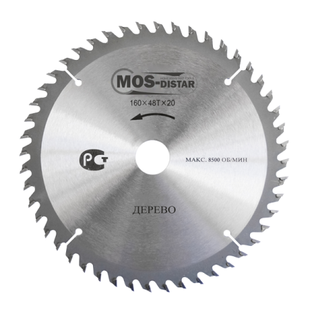 Пильный диск Стандарт 165*24Т*20 дерево "Mos-Distar"