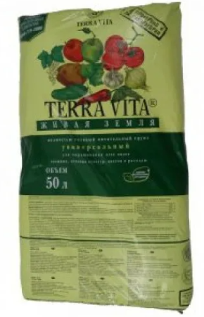 ГРУНТ ЖИВАЯ ЗЕМЛЯ (TerraVita) универсал 50л. (Фарт) *1/90