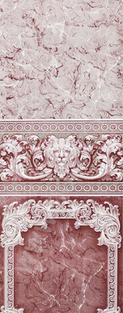 Панель пласт. "Фриз" Лев 102 Гранат 2,7*0,25 Матрица