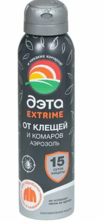 ДЭТА EXTRIME Аэрозоль 150мл. От клещей, комаров