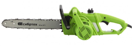 Пила цепная электрическая ПЦЭ-2000П с поперечным двигателем, 2,0 кВт, 16'' (40 см)// Сибртех