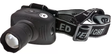 Фонарь налобный Трофи GB-301 3Вт 3хR03 (20)