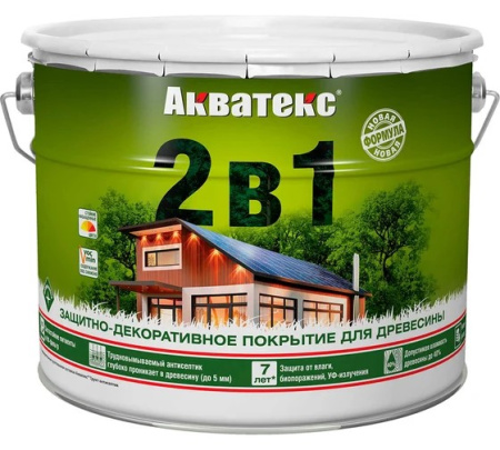 Акватекс 2 в 1-текстурное покрытие (Тик 9л.)
