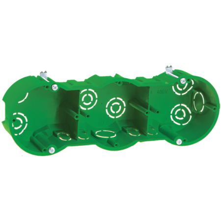 IEK коробка уст. 212х70х45мм СУ 3 мест. для полых стен саморез, мет.лапк КМ40024 UKG30-212-070-045-M