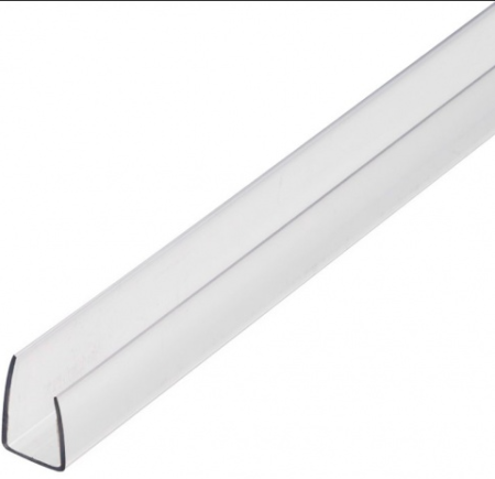 Профиль торцевой П 4 мм, L 2,1 м прозр.  *1