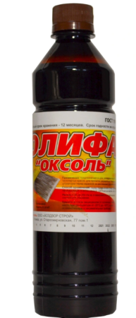 Олифа "Оксоль" 0,5л  (ХозДвор)*40/960