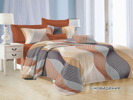 КПБ "Satin collection" Евростандарт. микросатин, прост.220х240 и под.200х220 (Сновидение)